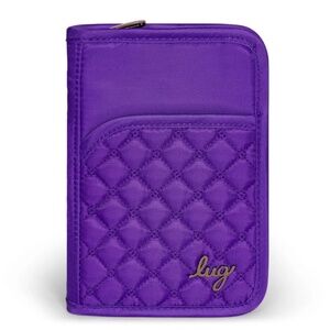 Lug Pilot Passport Travel Wallet in Violet